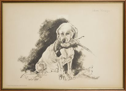 Maurice PARENT (1930) Maurice PARENT (1930)

Chiens de chasse

Ensemble de 4 gravures,

signées...