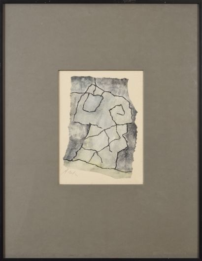 Jean ARP (1886-1966) Jean ARP (1886-1966) 

WRITTEN RUIN

Watercolor, ink and collage...