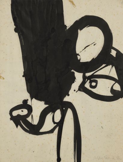 Alan DAVIE (1920-2014) Alan DAVIE (1920-2014)
Composition abstraite, 1956	
Huile...