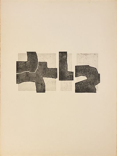 Eduardo CHILLIDA (1924-2002) Eduardo CHILLIDA (1924-2002) attribué à 
Gezna V, 1970
Gravure...