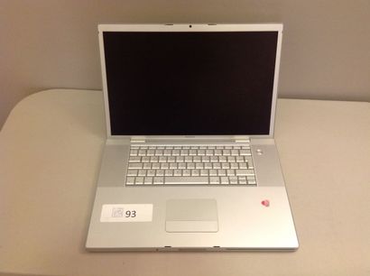 null Ordinateur portable MacBook Pro Model:A1229 Année 2007 Sans batterie