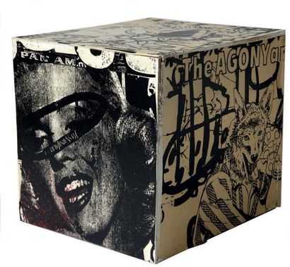 FAILE (Americain, Canadien, fondé en 1999) Agony Box, 2005
Peinture aérosol, acrylique,...