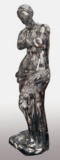 ALBEN (Français, né en 1973) Venus de Milo, 2014
Sculpture en résine, avec inclusion...