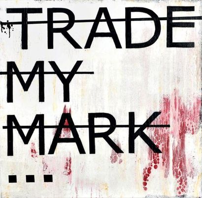 RERO (Français, né en 1983) Trade My Mark, 2010
Peinture aérosol et acrylique sur...