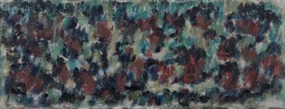 Jan ELVIRE (1904-1996) Composition abstraite Huile sur carton marouflé sur panneau...