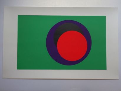 CLAISSE (Française, née en 1935) Composition vert

Sérigraphie en couleurs sur papier,numéroté...