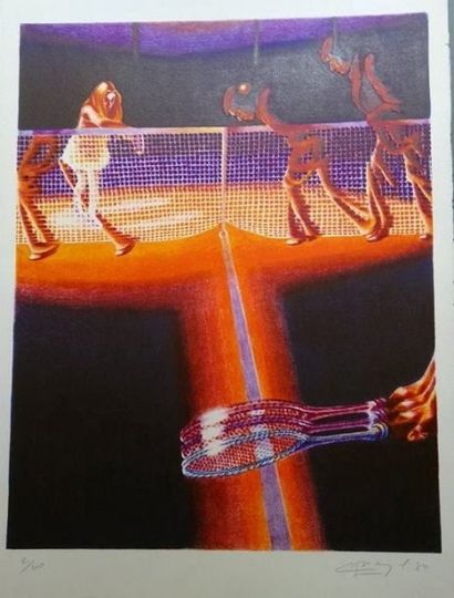 JEAN-CLAUDE MEYNARD (Français, né en 1951) Tennis

Lithographie sur papier, numéroté...