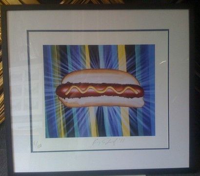 KENNY SCHARF (Américain, né en 1958) The Hot Dog, 2011

Lithographie offset en couleurs...