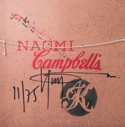 K-Guy (Britannique) Naomi Campbells Gold and Silver (2 works),

Sérigraphie en couleurs...