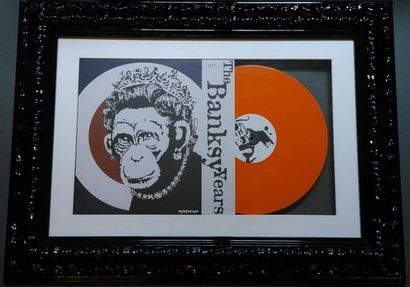 The Banksy Years, 2008 Sérigraphie sur pochette vinyl et sur vinyl 

Numéroté 0497...