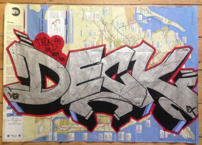Deck Map, Untiteld, 2013

Technique mixte sur map

Datée et signée

82 x 58 cm