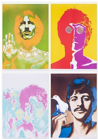 Richard AVEDON (1923-2004) Beatles set of 4, Beatles-Post

Offset sur papier

65,5...