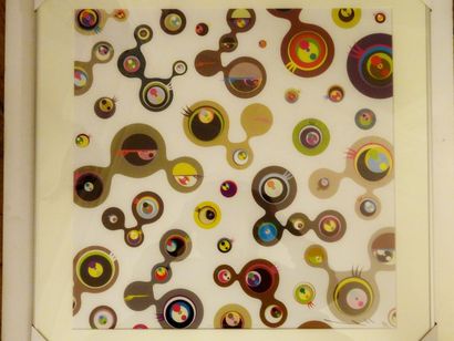 TAKASHI MURAKAMI (Japonais, né en 1962) Jelly fish eyes

Offset en couleurs sur papier,...