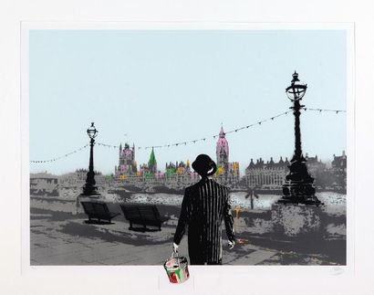 NICK WALKER (Britannique, né en 1969) The Morning After - London Collage,
Collage...