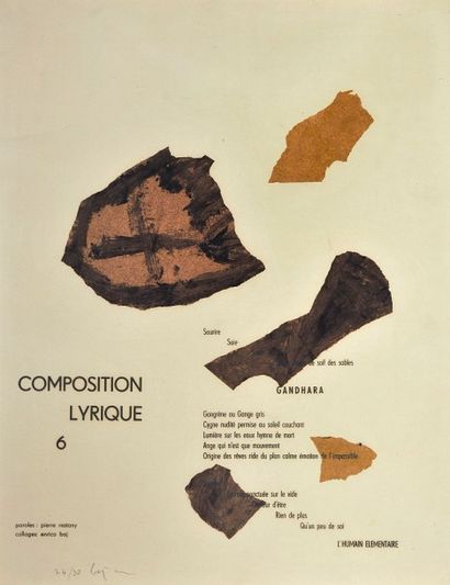 Enrico Baj (1924-2003) COMPOSITION LYRIQUE N°6, 1957



Collage de papiers sur un...