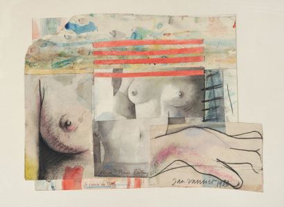 Jan VANRIET (Né en 1948) 

LE CHOIX DE PARIS, 1983

Technique mixte et collage sur...