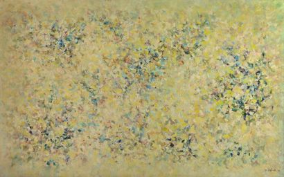 null Vertige Blanc, 1960
Huile sur toile signée et datée en bas à droite
126,5 x...