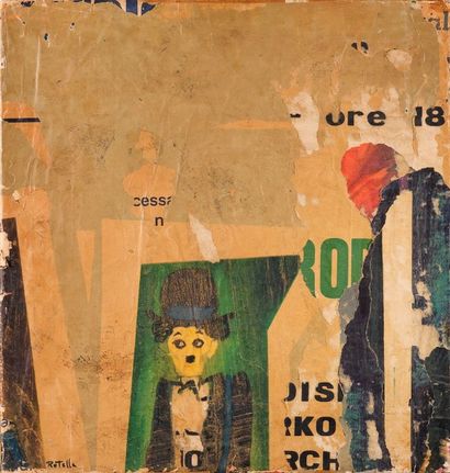 null MIMMO ROTELLA (1918-2006)

SANS TITRE

Décollage d’affiches marouflées sur toile

signée...