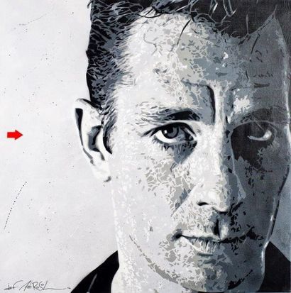 JEF AEROSOL (Français, né en 1957) Portrait de Jack Kerouac, 2012

Peinture aérosol...