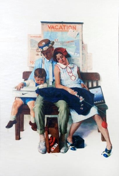 MASON STORM (Britannique, né en 1966) 

Modern Family, 2015

Tirage glicee sur panneau,

daté,...