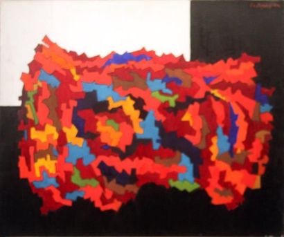 AKOPIAN Georges (Français, né en 1912) 
Composition
Acrylique sur toile, signée en...