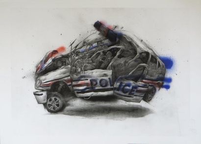 BOM.K (DA MENTAL VAPORZ) (Français, né en 1973) Police

Sérigraphie en couleurs sur...