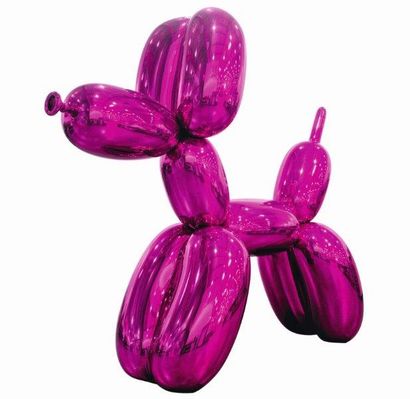 JEFF KOONS (Américain, né en 1955) Balloon Dog Pink, 2014
Petite sculpture en résine...