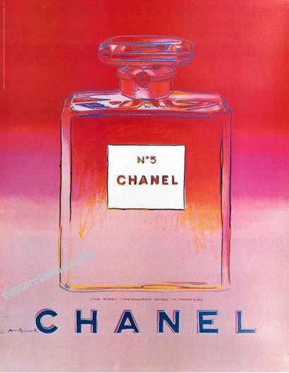 WARHOL Andy (1928-1987) Chanel (Rouge et rose)

Tirage digital en couleurs sur papier....