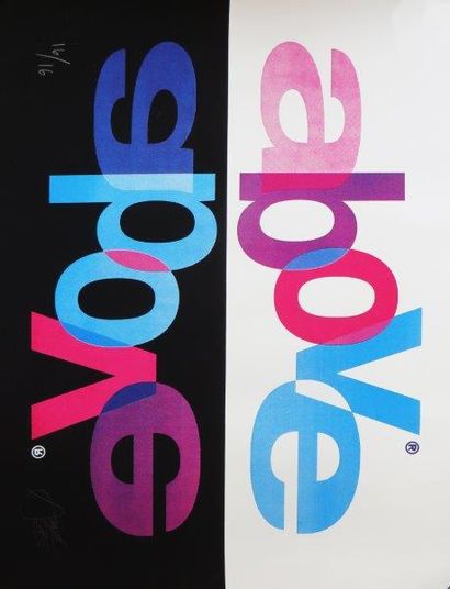 ABOVE (Américain, né en 1981) Ebay (Nightime version), 2013

Sérigraphie en couleurs...