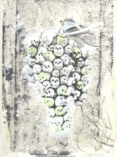 LUDO (Français, né en 1976) 

Almost Green Skulls, 2009

Sérigraphie rehaussée sur...