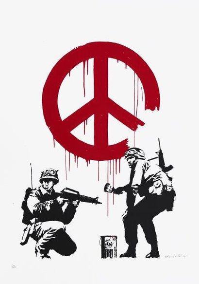 BANKSY (Britannique, né en 1975) 

CND

Sérigraphie en couleurs sur papier numéroté...