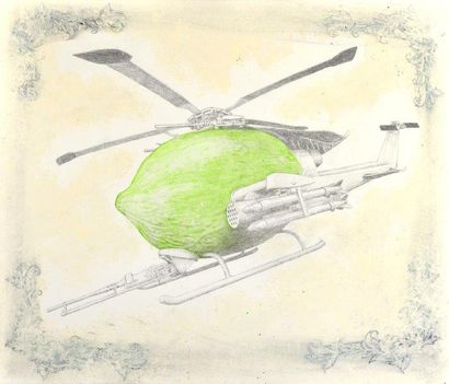 LUDO (Français, né en 1976) 

Drone, 2014

Peinture aérosol, huile, et mine de plomb...