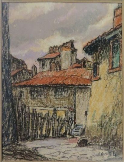 Léon JOUHAUD ( 1874-1950) 

Limoges, quartier de la boucherie, 1934

sur papier monogrammé...