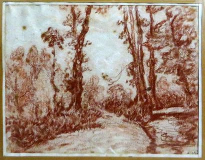 Charles BICHET ( 1863-1929) 

Sous-bois

Pastel monogrammé en bas à droite

19 x...