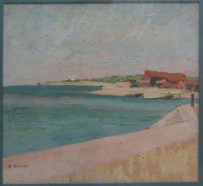 Charles BICHET ( 1863-1929) 

Bord de mer

Huile sur papier signé en bas à gauche

26,5...