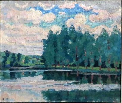 Charles BICHET ( 1863-1929) 

Thouron, 1922

Huile sur toile monogrammée en bas à...