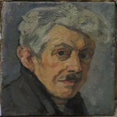 Charles BICHET ( 1863-1929) 

Autoportrait

Huile sur toile, non signé

27 x 24 ...