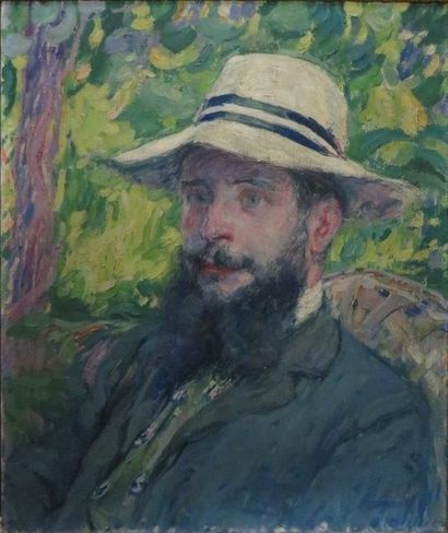 Charles BICHET ( 1863-1929) 

Portrait du docteur Léon Jouhaud, 1909

Huile sur toile...