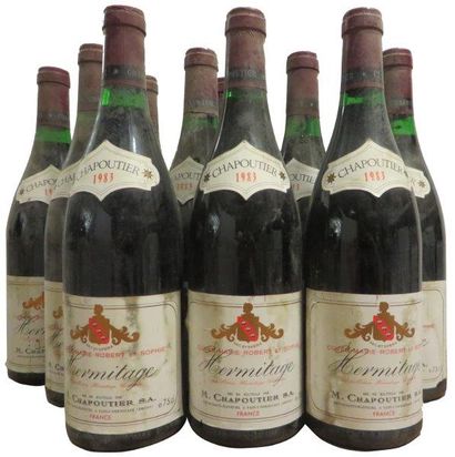 null 12 bouteilles


HERMITAGE Cuvée Marie Robert Sophie 1983


Chapoutier


(étiquettes,...