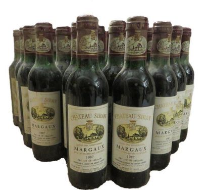 null 24 demi-bouteilles


CHÂTEAU SIRAN 1987


Margaux


(22 H.E ou mieux et 2 M.E;...