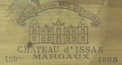 null 12 bouteilles


CHÂTEAU D'ISSAN 1988


GCC3 Margaux


(CBO) 1 accroc capsule...