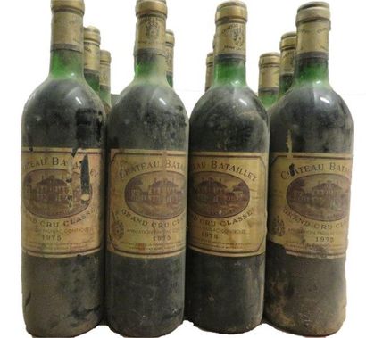 null 12 bouteilles


CHATEAU BATAILLEY 1975


(11 H.E ou mieux et 1 M.E+; e.t.h à...