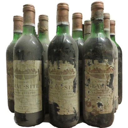 null 11 bouteilles


CHÂTEAU BEAU-SITE 1975


(9 M.E ou mieux et 2 B; e.t.a à e.q.i...