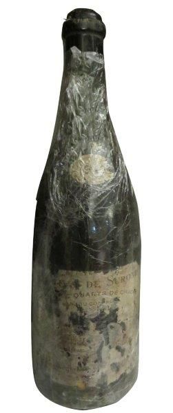 null 1 bouteille


QUARTS DE CHAUME 1943 


Château de Suronde


(7,5 cm; e.q.i;...