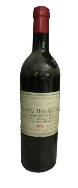 null 1 bouteille


CHÂTEAU HAUT BAILLY 1978 


CC Graves


(T.L.B +; e.t.h)