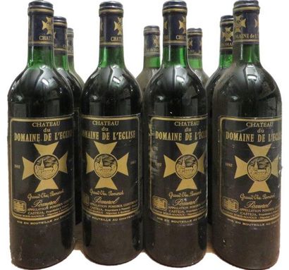 null 12 bouteilles


CHÂTEAU DU DOMAINE DE L’EGLISE 1982


Bouchard Père Et Fils...