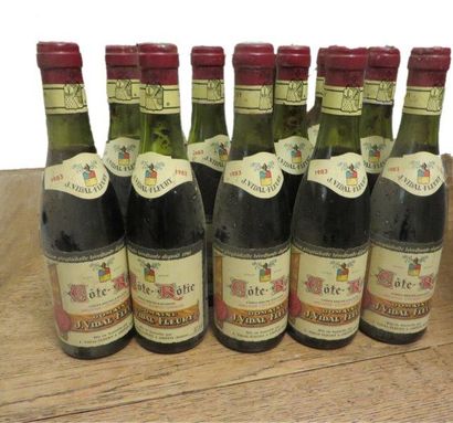 null 12 demi-bouteilles


CÔTE RÔTIE Brune et Blonde 1983


Vidal - Fleury 


(3,...