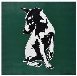 BLEK LE RAT (né en 1952) His Masters Voiceless (Green), 2007

Peinture aérosol et...
