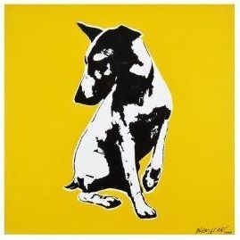 BLEK LE RAT (né en 1952) His Masters Voiceless (Yellow), 2007

Peinture aérosol et...