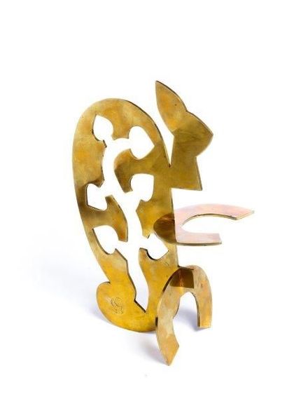 Speedy GRAPHITO (né en 1961) Ange, 2007

Eléments de laiton assemblés, sculpture...